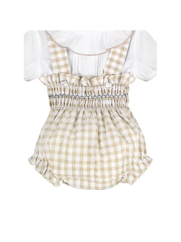 Conjunto bebé smock dos piezas