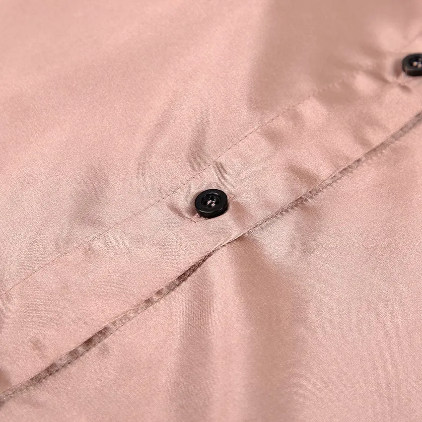 Conjunto de ropa de noche con manga larga