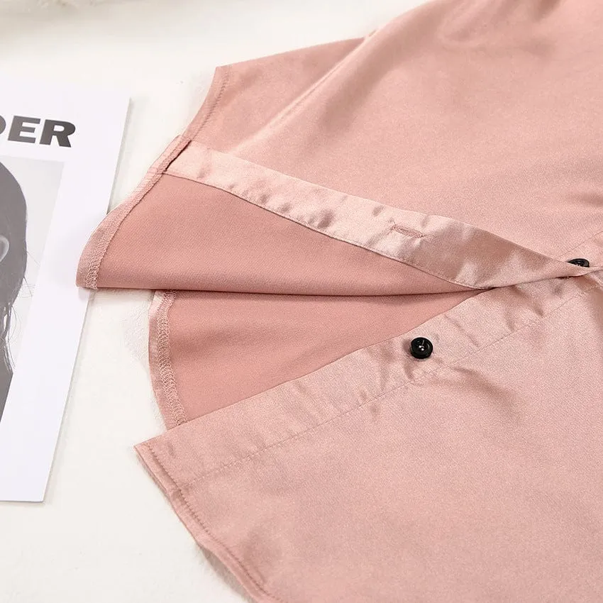Conjunto de ropa de noche con manga larga