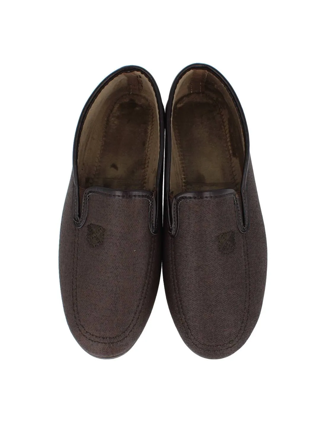 COSDAM  ZAPATILLA CERRADA HOMBRE ELáSTICOS MARRóN