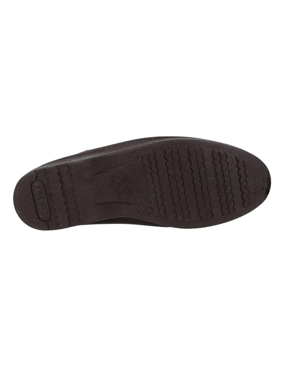 COSDAM  ZAPATILLA CERRADA HOMBRE ELáSTICOS MARRóN