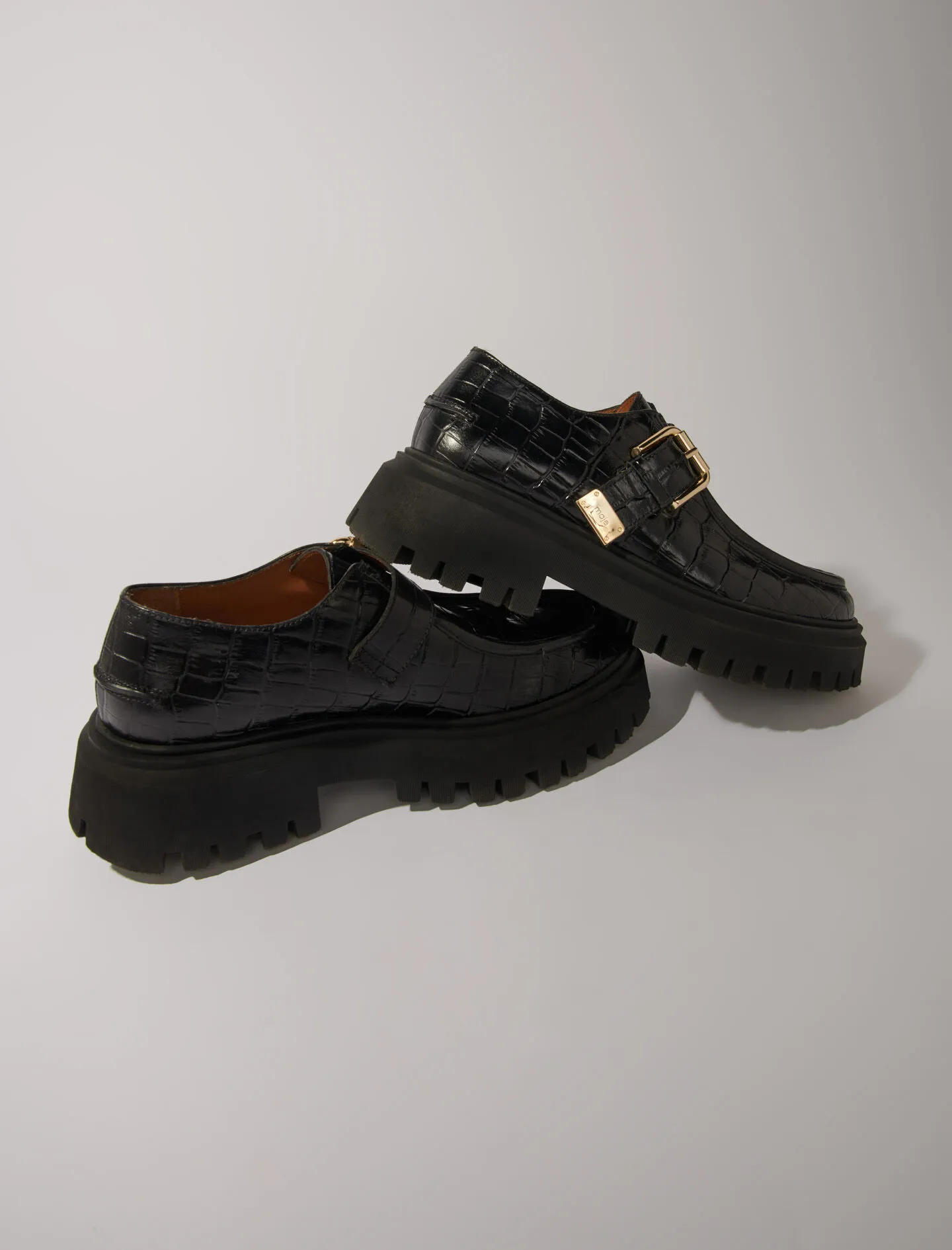Derby chunky de piel