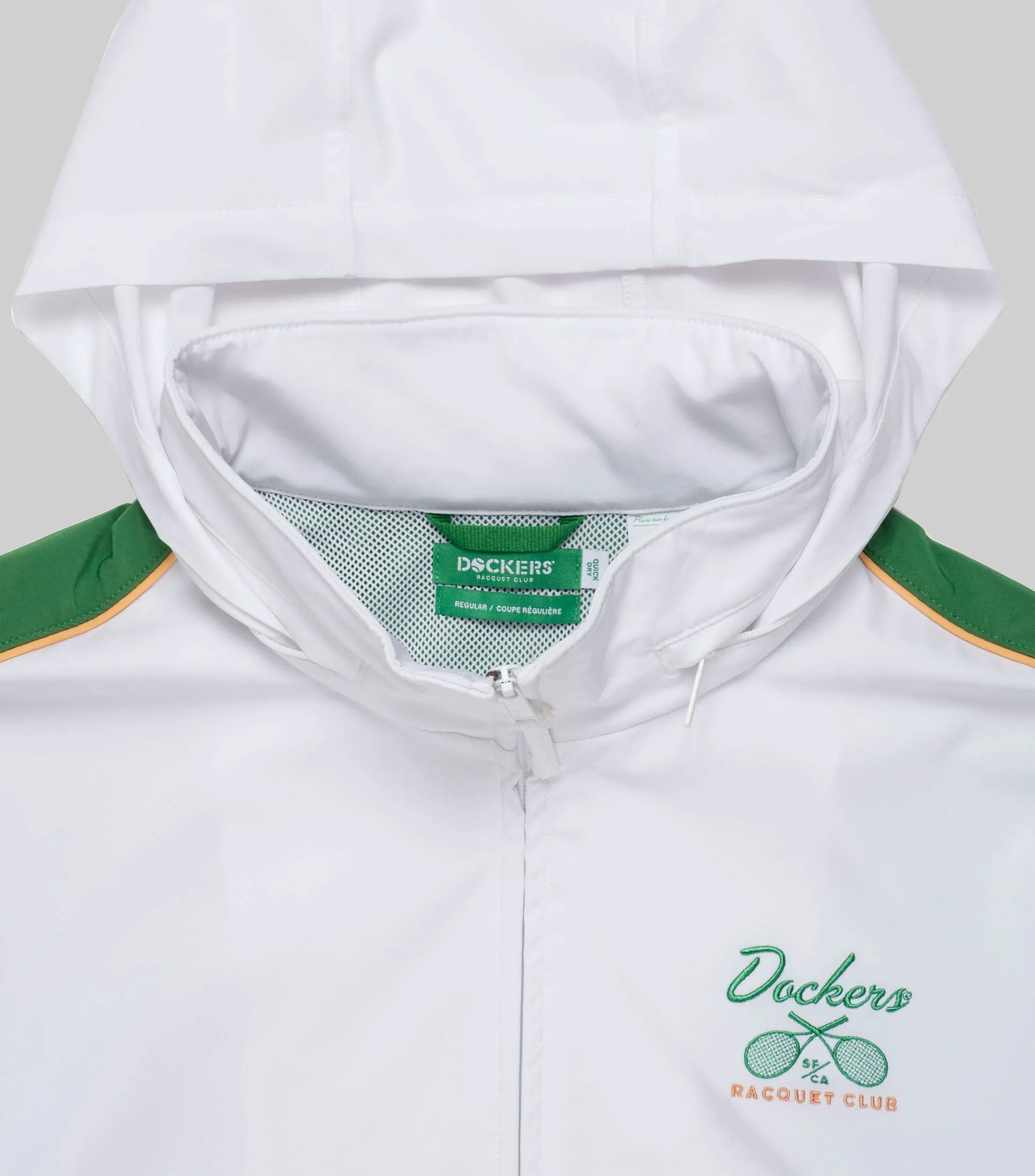 Dockers Chamarra para tenis Anorak Racquet Hombre