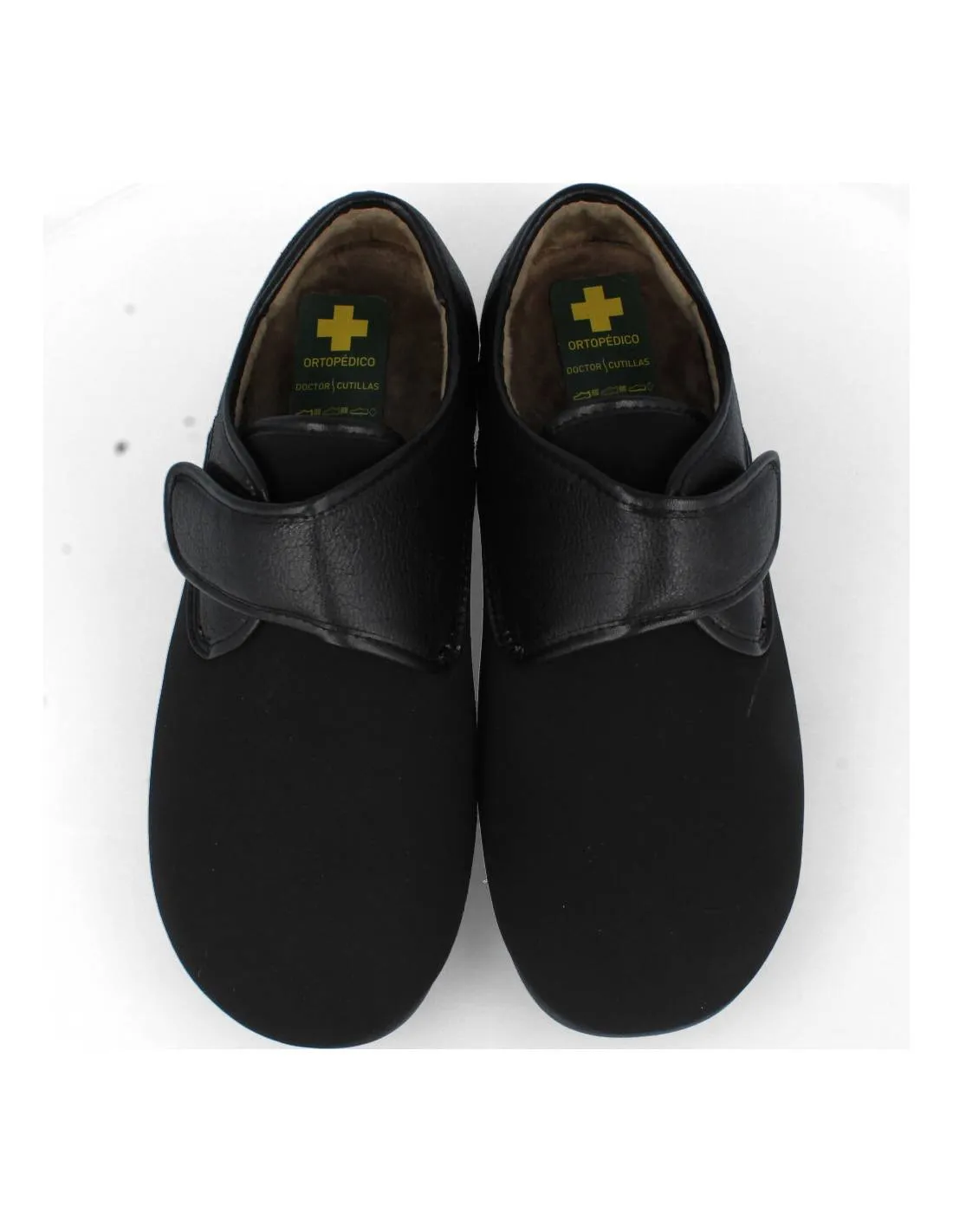 DOCTOR CUTILLAS  ZAPATILLAS COMBINADA VELCRO NEGRO
