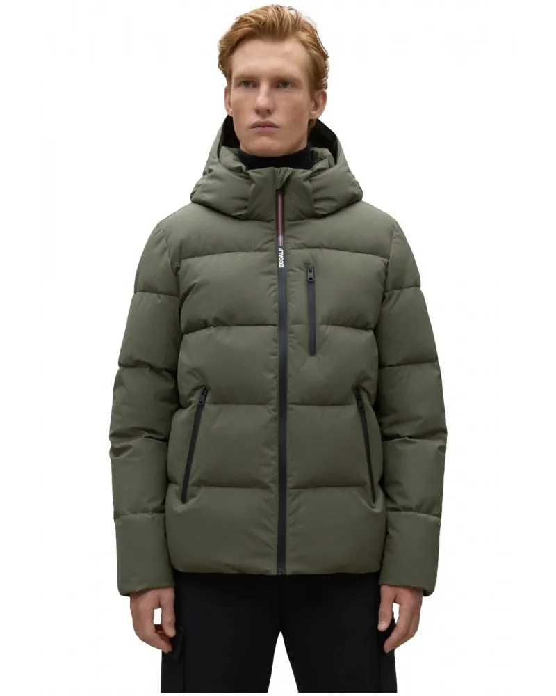 ECOALF  ANORAK CON CAPUCHA BAZON COLOR VERDE