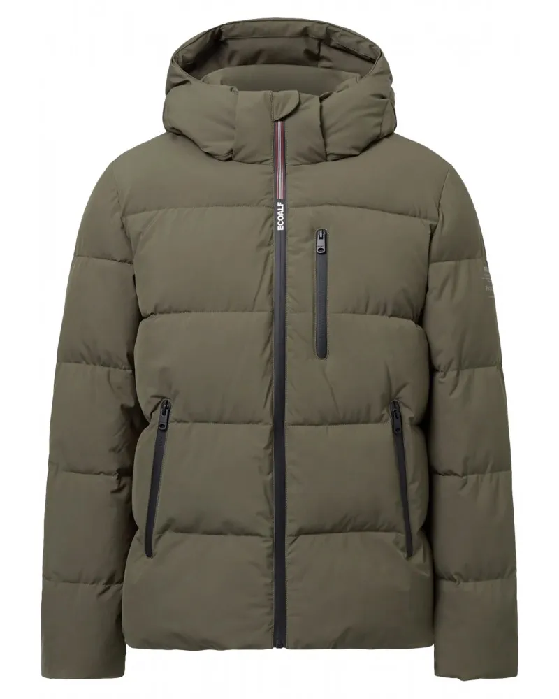 ECOALF  ANORAK CON CAPUCHA BAZON COLOR VERDE