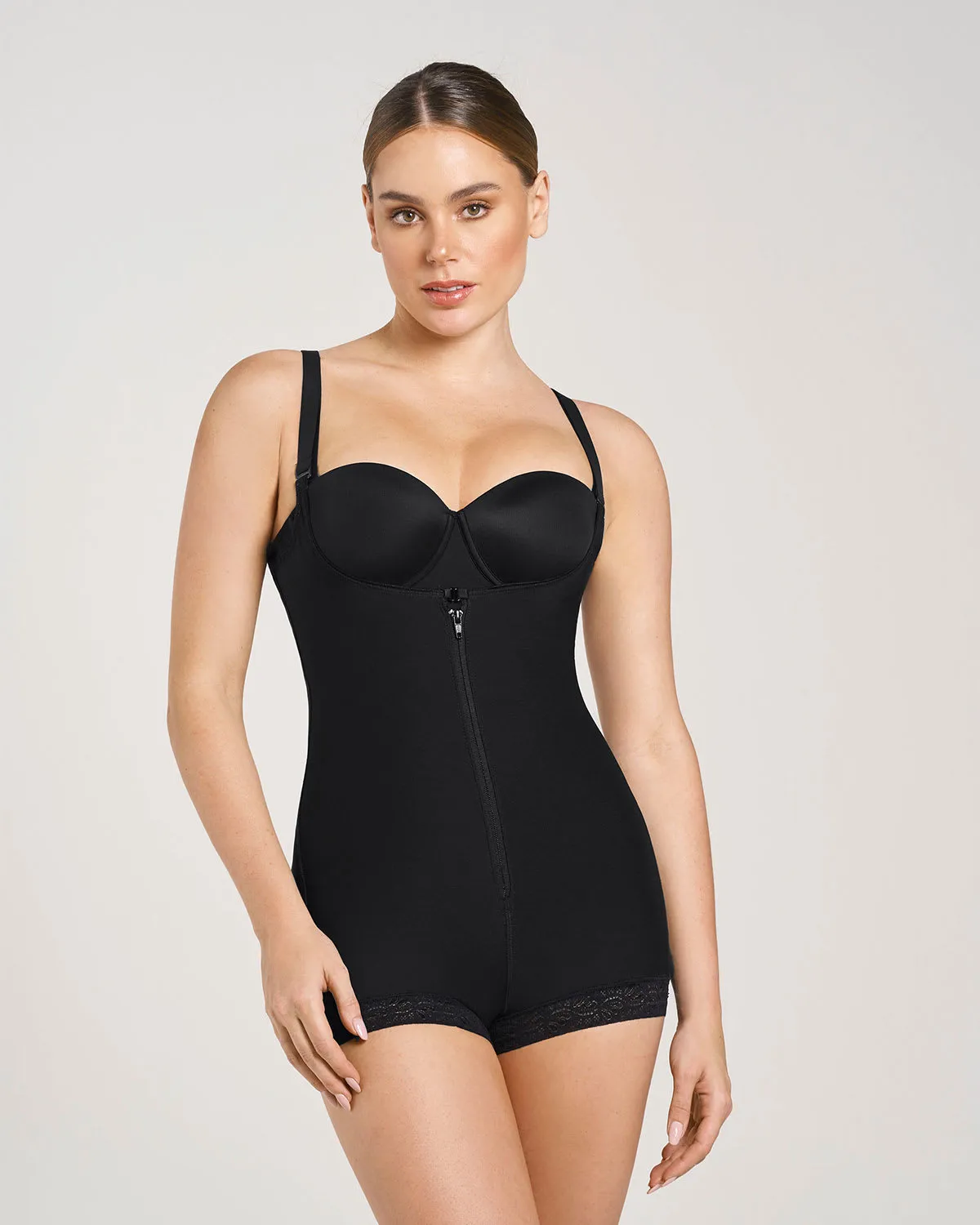 Faja estilo body de compresión fuerte levanta cola