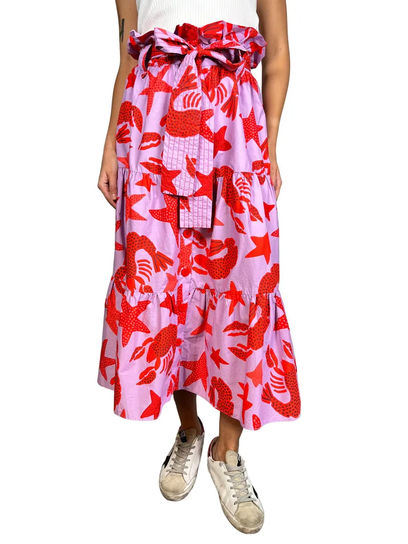 FARM RIO Flada Lobster Sky Midi