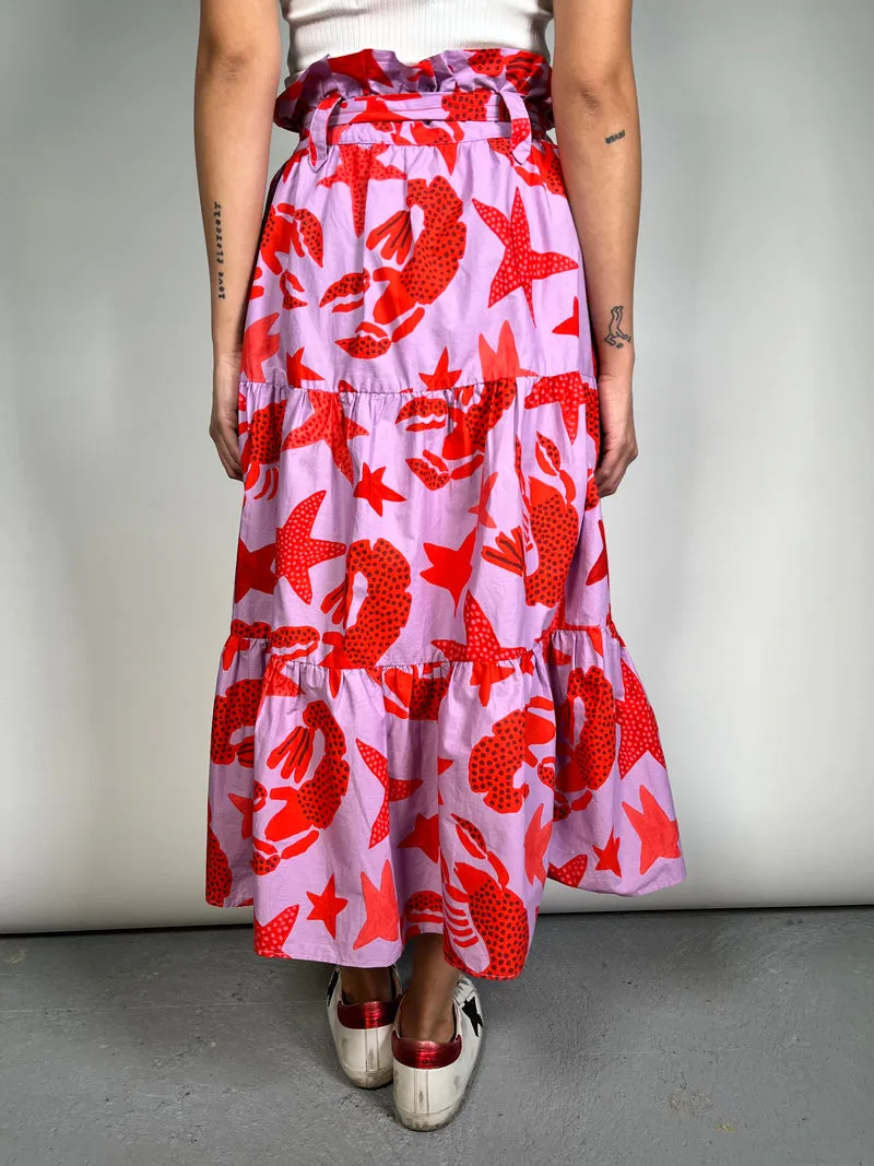 FARM RIO Flada Lobster Sky Midi