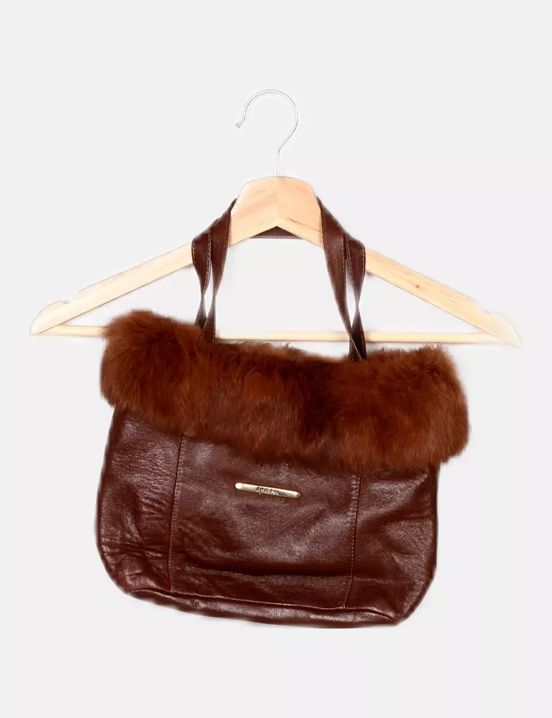 Frampel Bolso marrón combinado