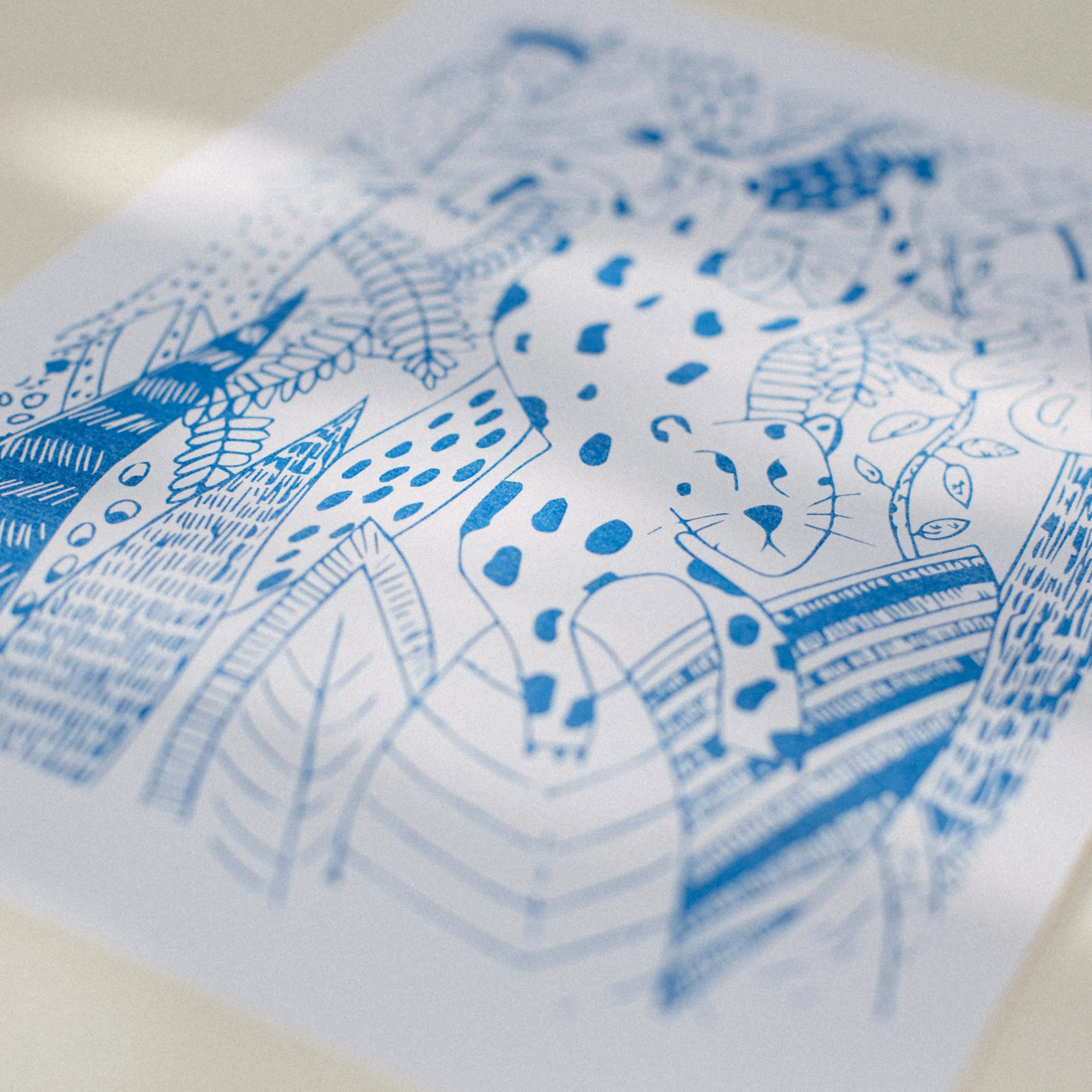 Ilustración Blue Jaguar