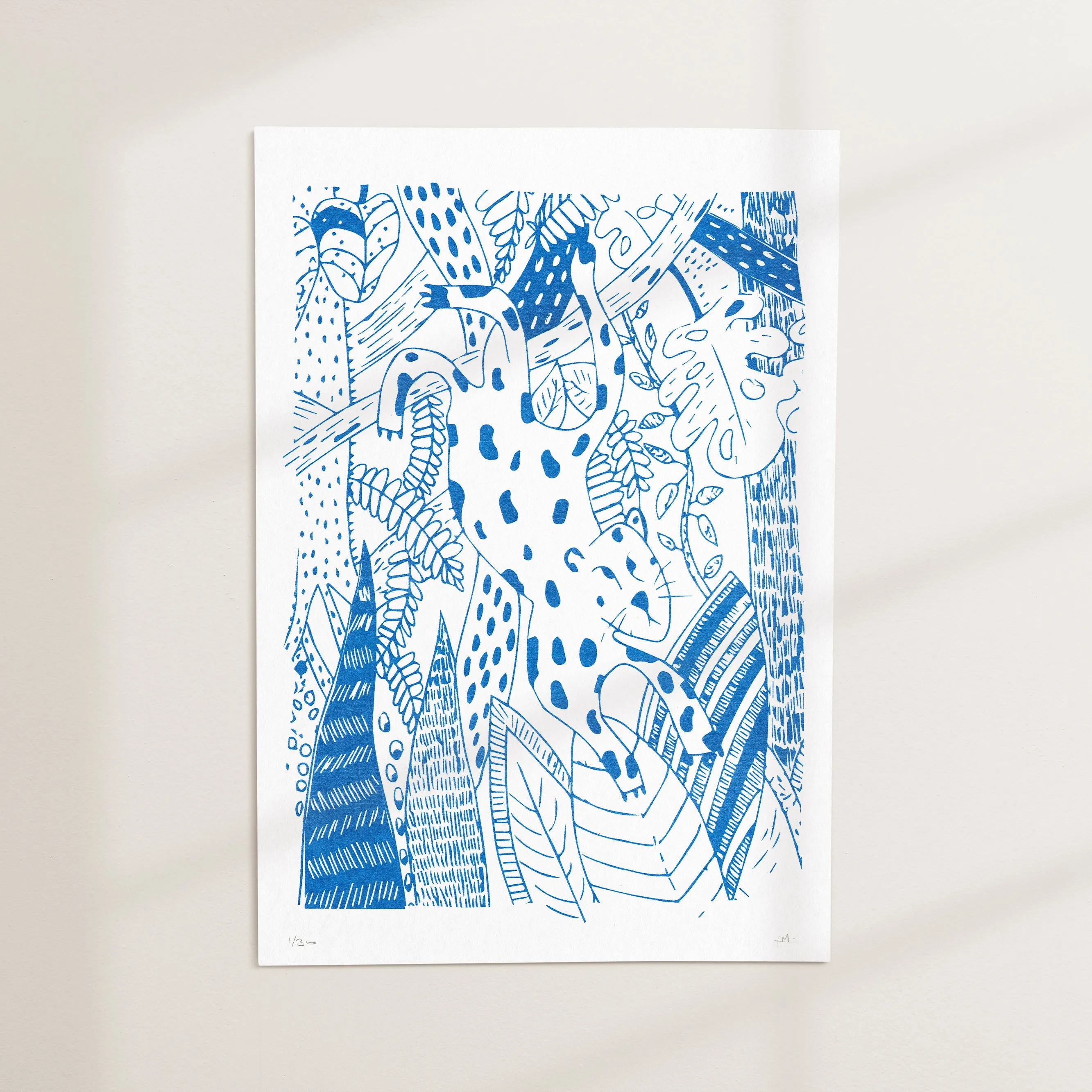 Ilustración Blue Jaguar