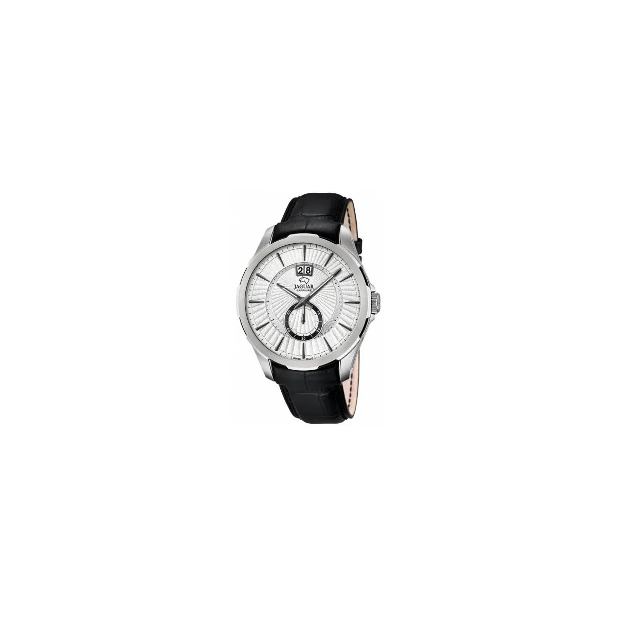 JAGUAR RELOJ DE HOMBRE COLECCIóN ACAMAR EN CORREA DE PIEL NEGRO  JAGUAR