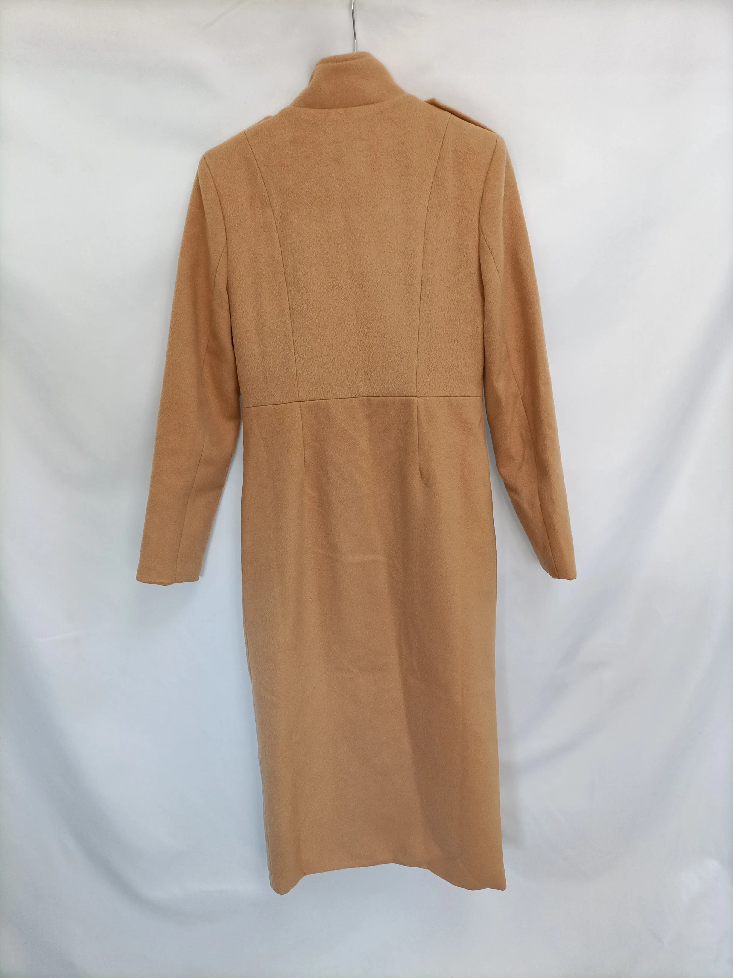 JUSTFAB.Abrigo largo Camel T.xs