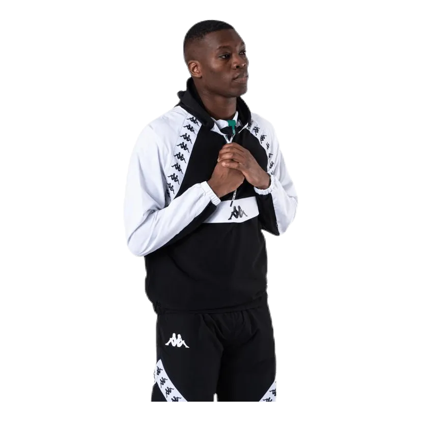 Kappa Anorak Auth Bakit White/Black