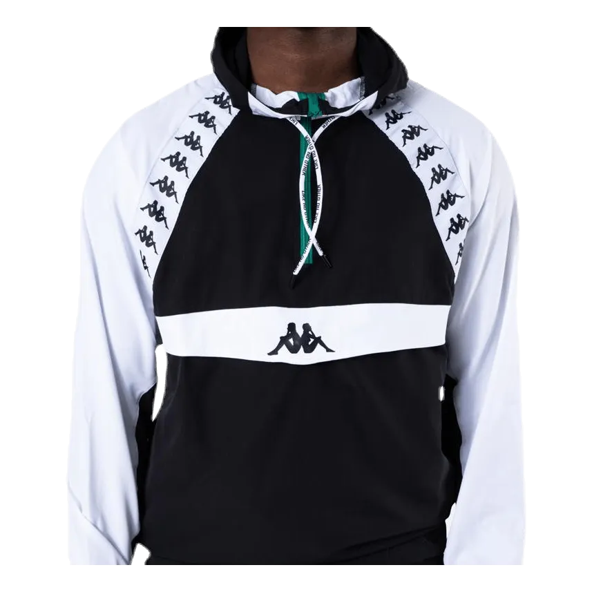 Kappa Anorak Auth Bakit White/Black
