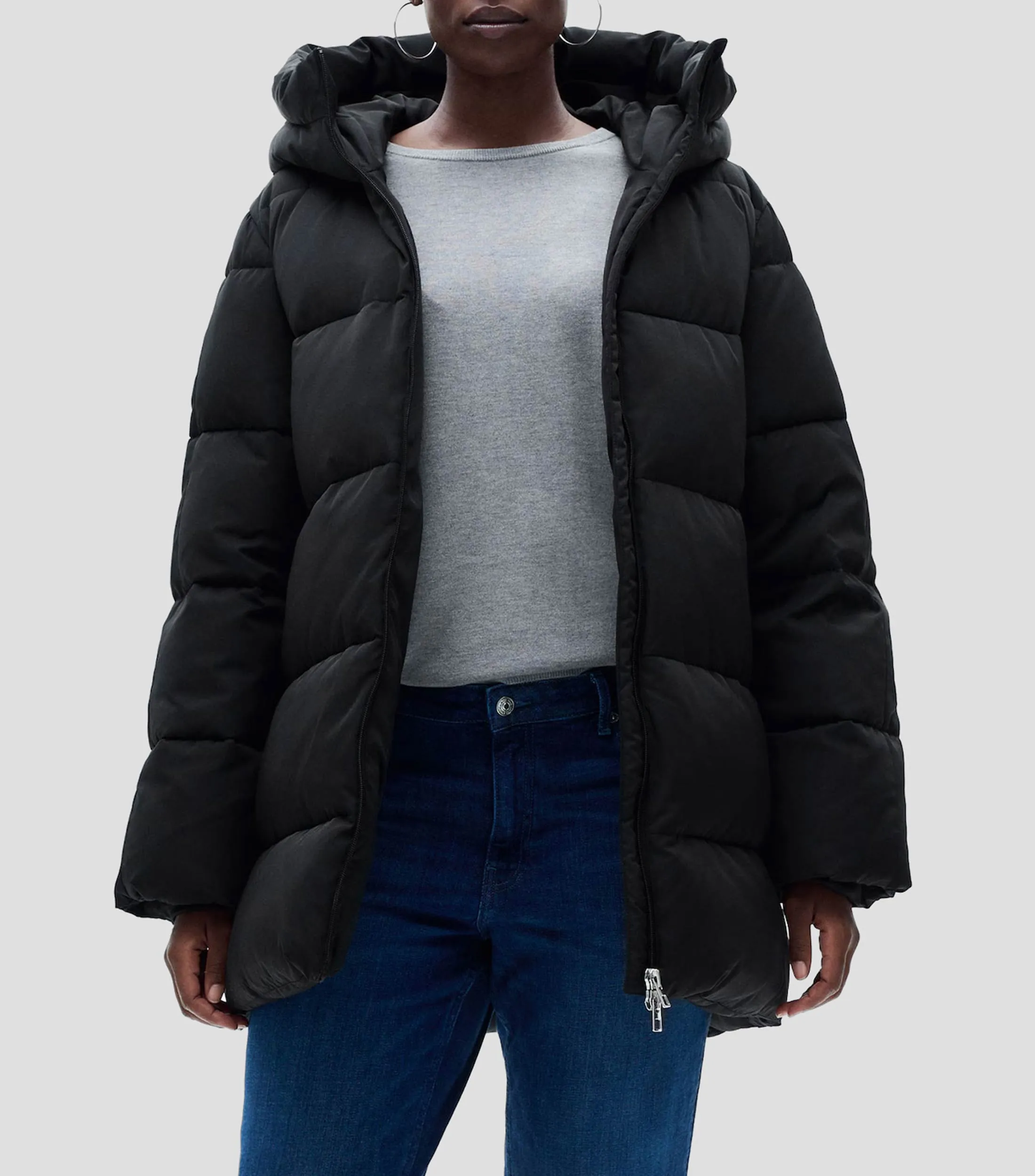 Mango Chamarra Anorak acolchada con capucha Mujer