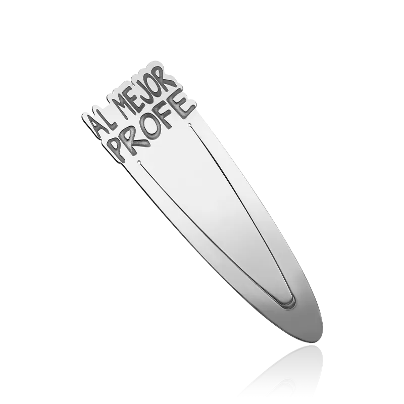 MARCAPÁGINAS "AL MEJOR PROFE" PLATA DE LEY