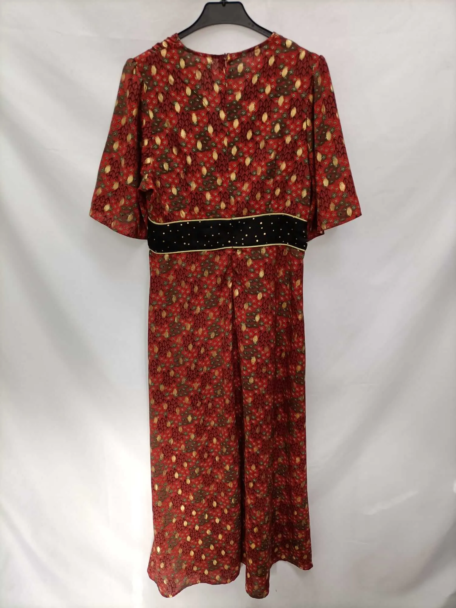 MEISIE.Vestido largo teja T.m