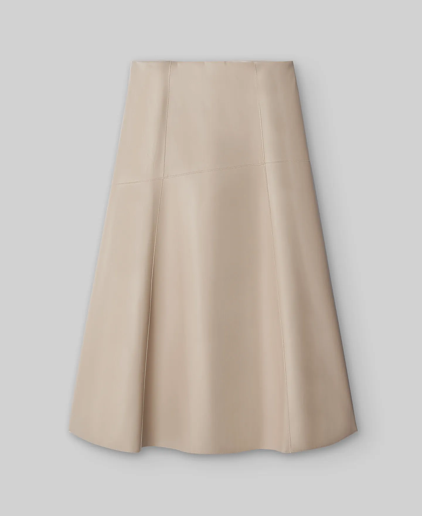 MIDI LEATHERNONLEATHER SKIRT WOMAN