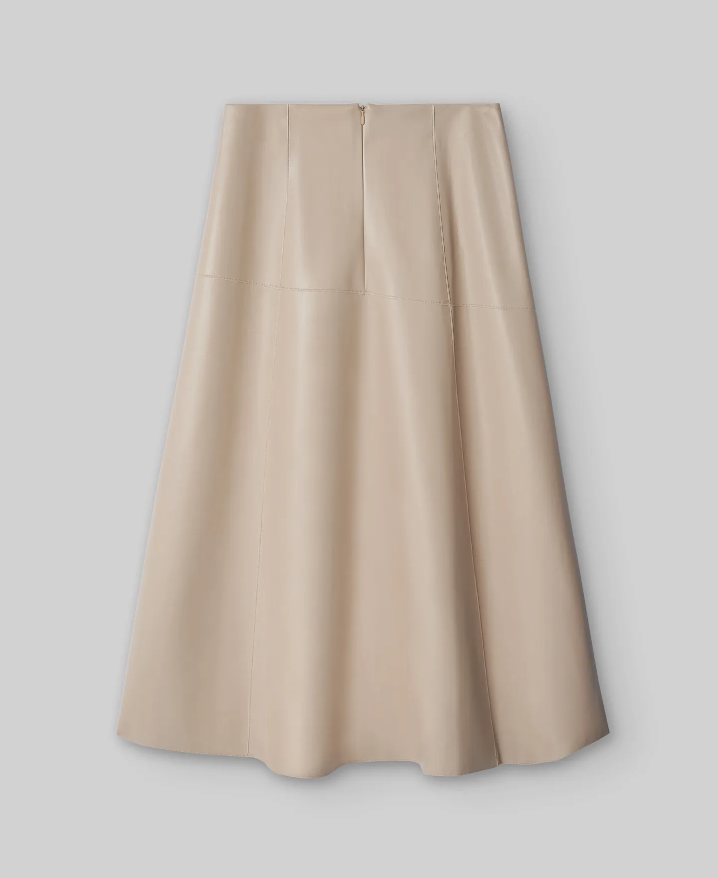 MIDI LEATHERNONLEATHER SKIRT WOMAN