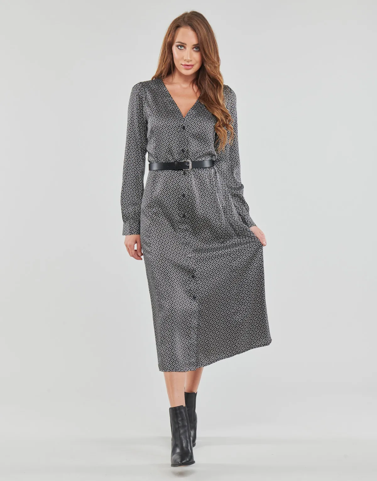 MK LOGO TIE MIDI DRS