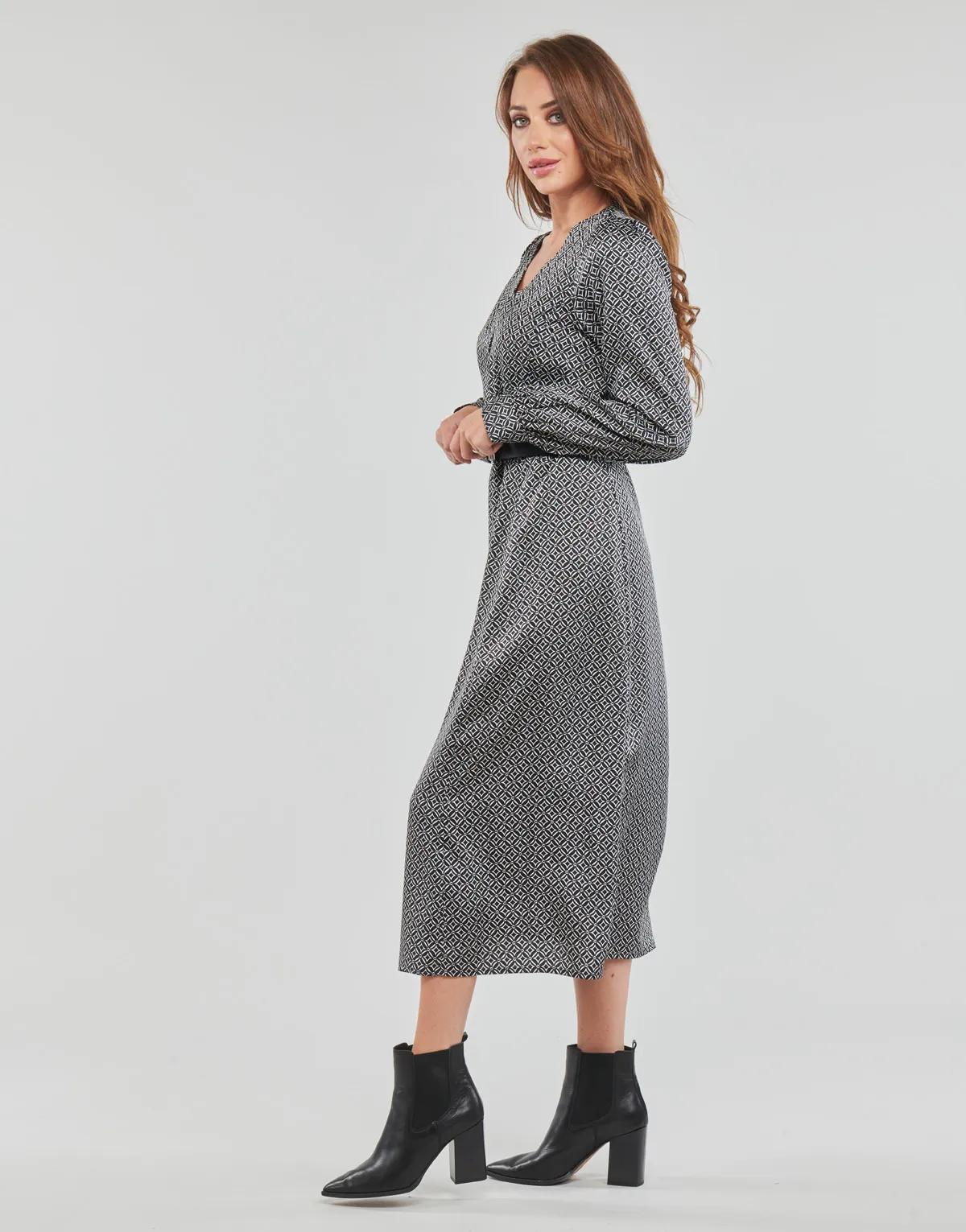 MK LOGO TIE MIDI DRS