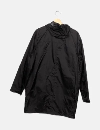 Monoprix Chaqueta negra impermeable