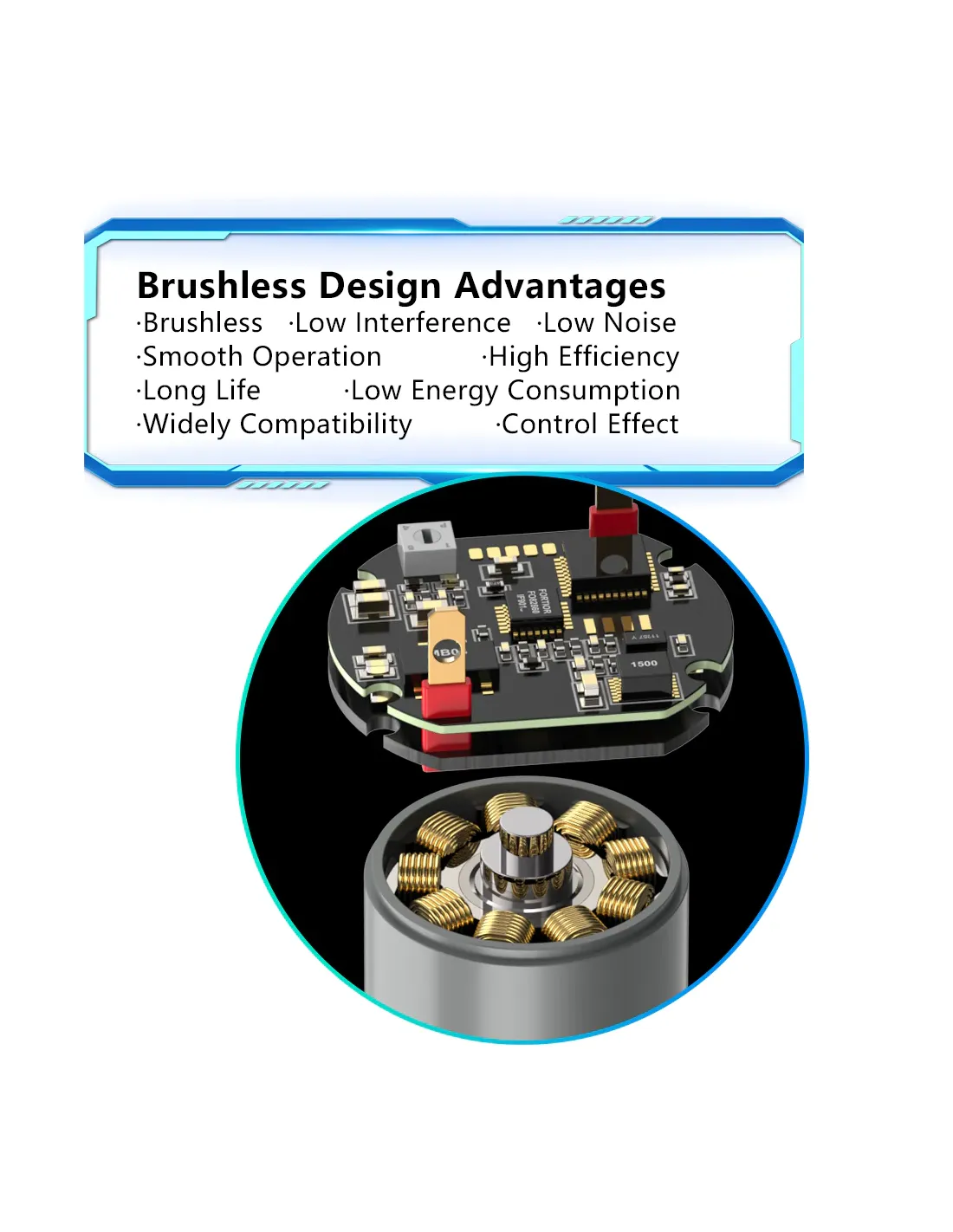 Motor Brushless 33K largo T238