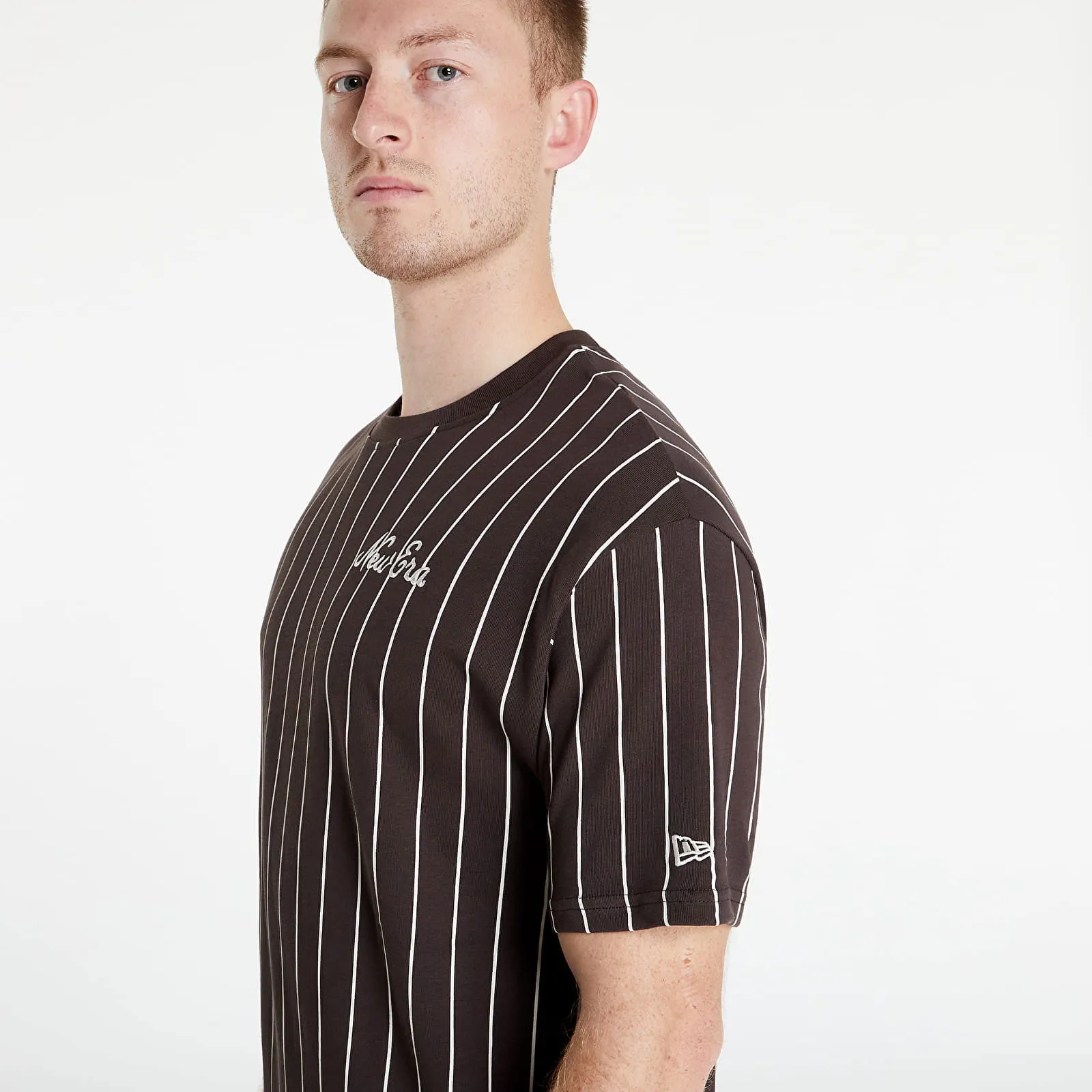 New Era Oversized Pinstripe Tee Newera