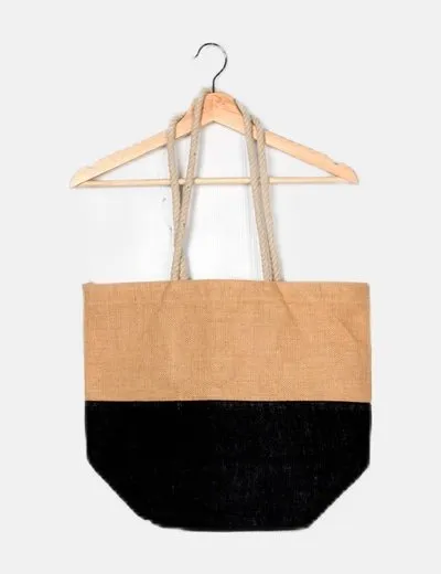NoName Bolso playero bicolor