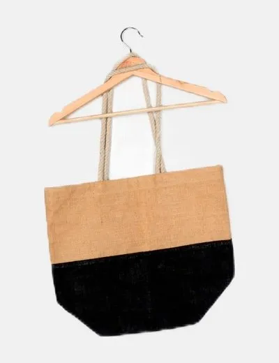 NoName Bolso playero bicolor