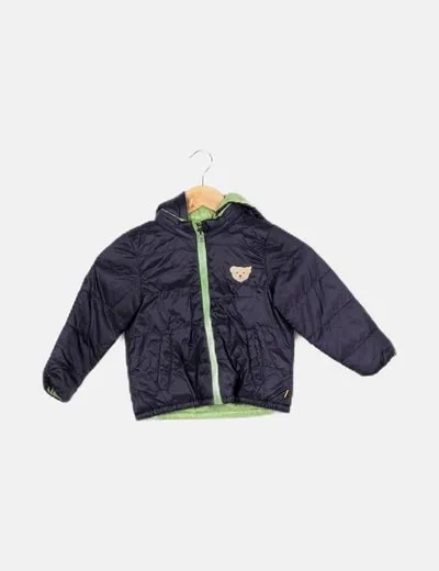 NoName Chaqueta bicolor reversible