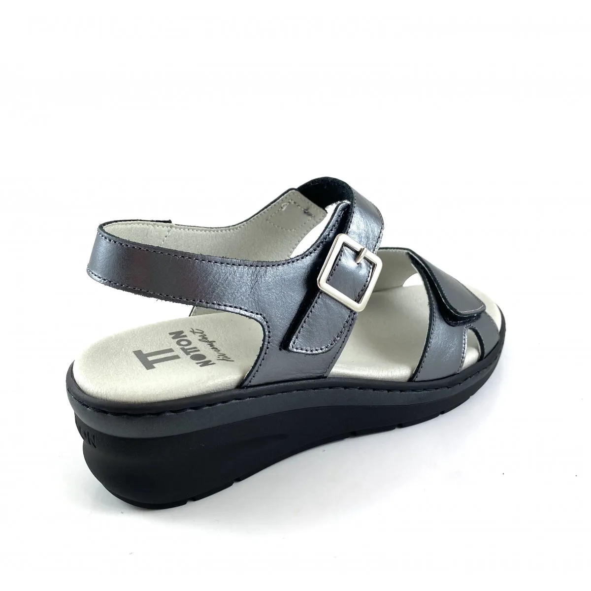 Notton sandalia ancho especial talla 36 velcros mujer N1609