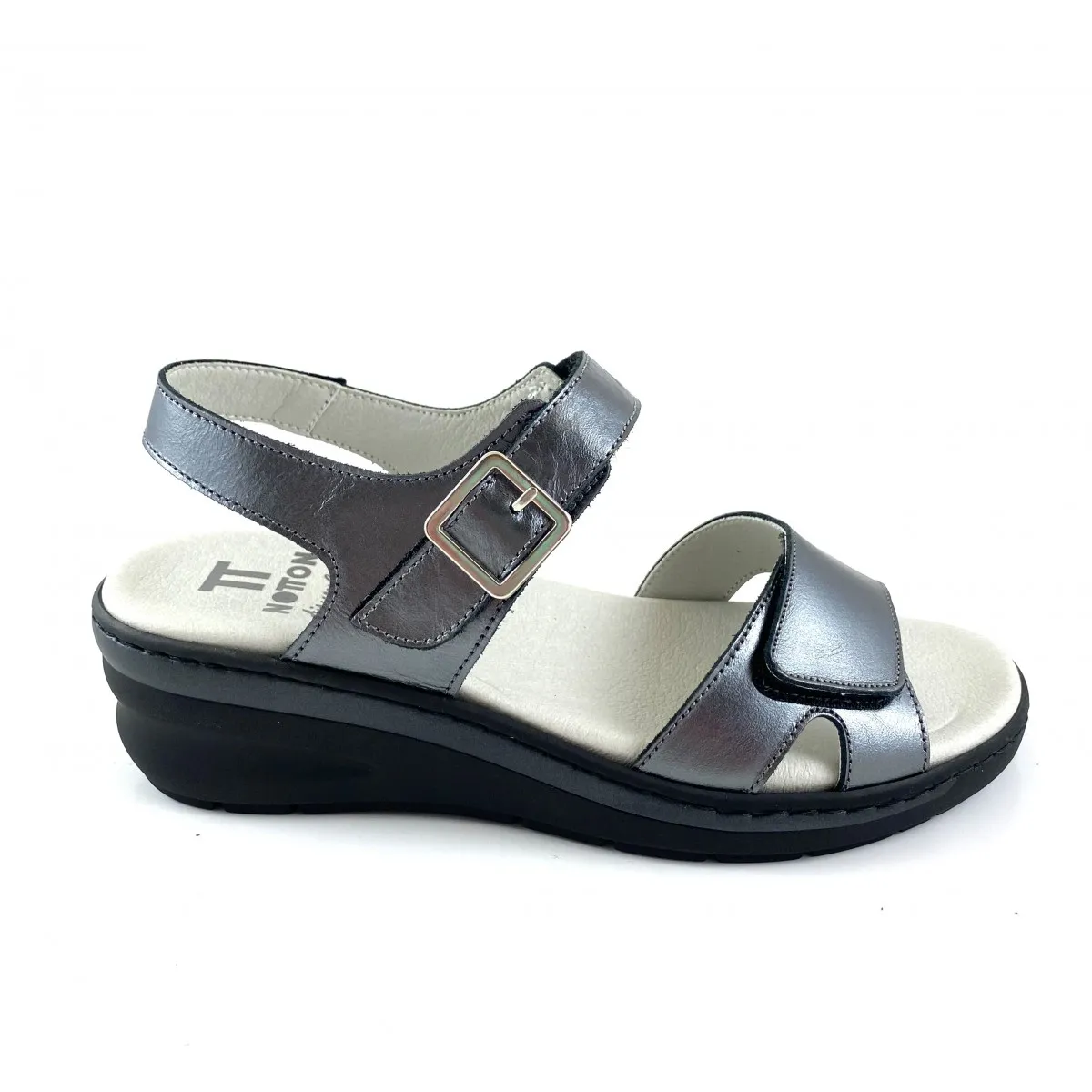 Notton sandalia ancho especial talla 36 velcros mujer N1609