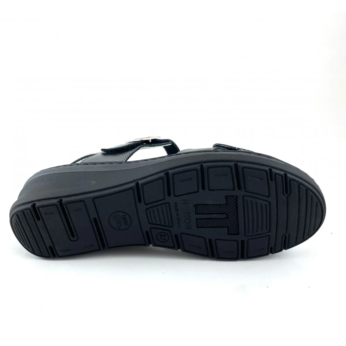 Notton sandalia ancho especial talla 36 velcros mujer N1609