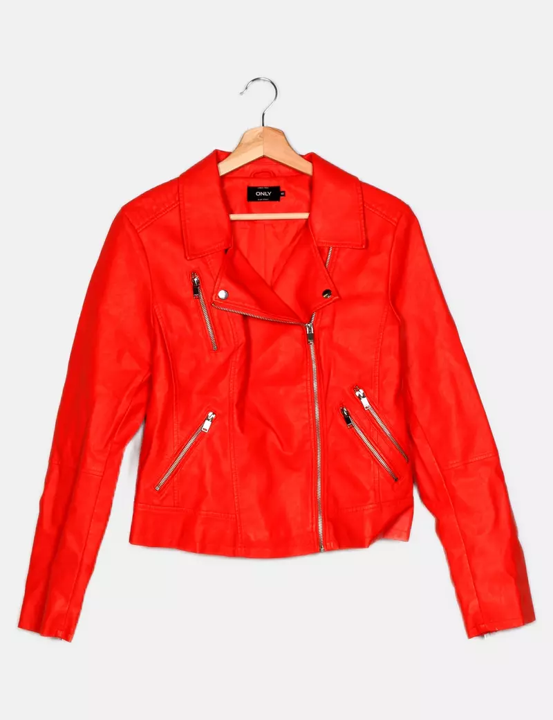 ONLY Chaqueta biker Polipiel