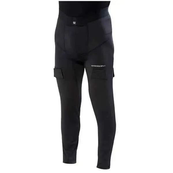 PANTALN LARGO WINNWELL DE COMPRESIN CON COQUILLA Y VELCROS YTH\JR.