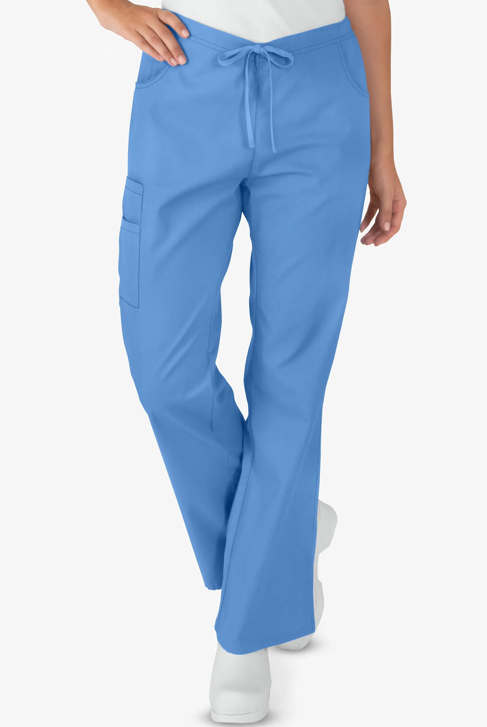 Pantalón médico Dickies EDS Signature de corte clásico estilo cargo con 7 bolsillos y cordón para mu