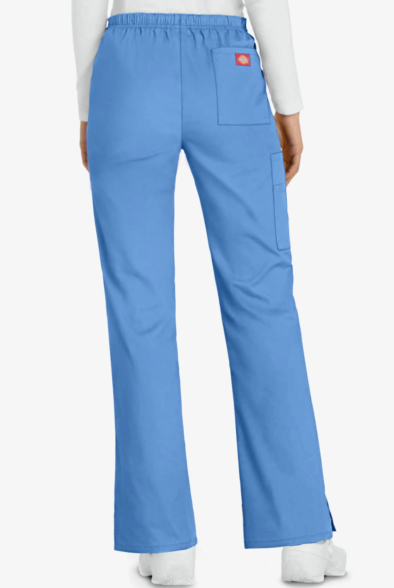 Pantalón médico Dickies EDS Signature de corte clásico estilo cargo con 7 bolsillos y cordón para mu