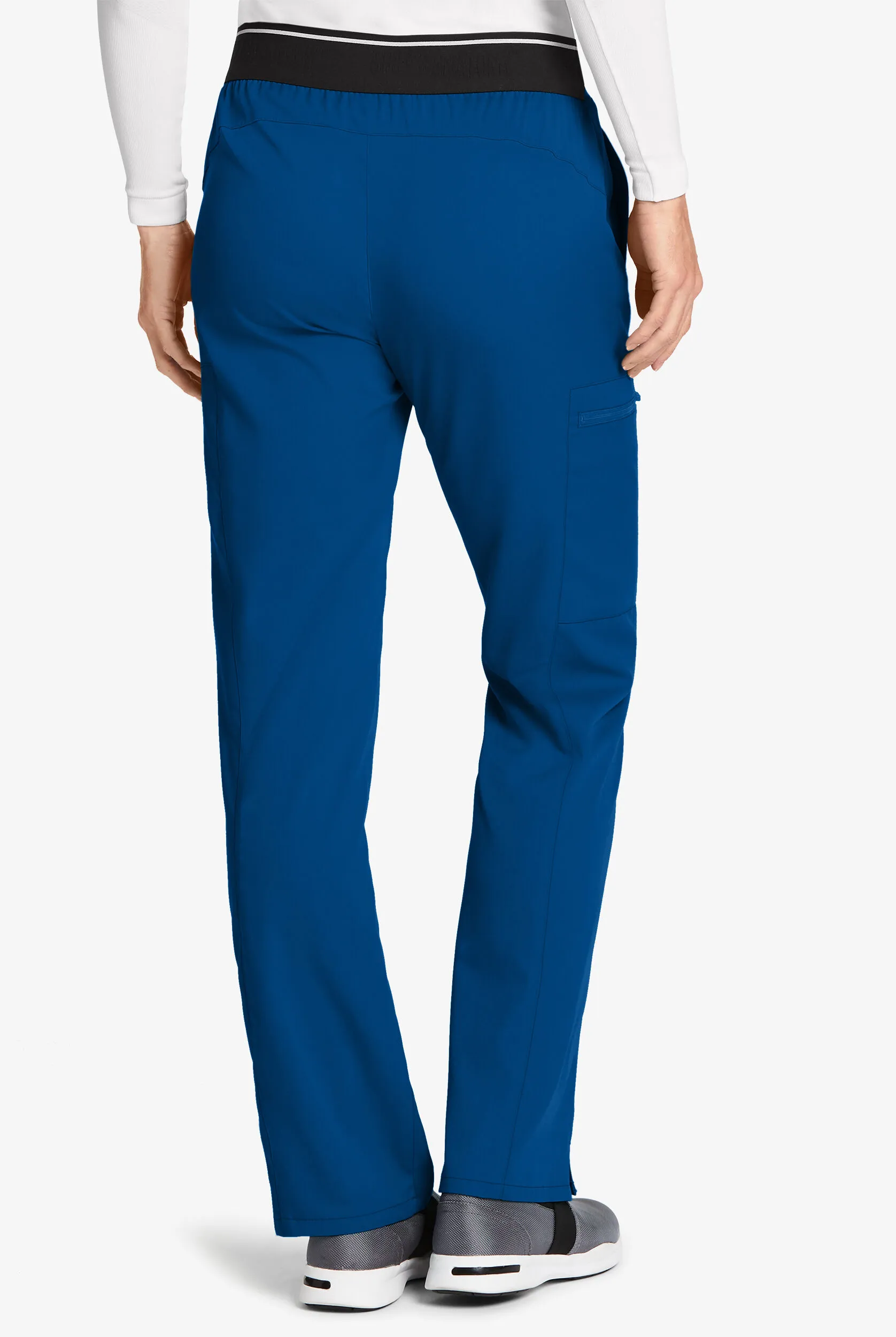 Pantalón médico Grey’s Anatomy Spandex STRETCH estilo cargo con 3 bolsillos para mujer