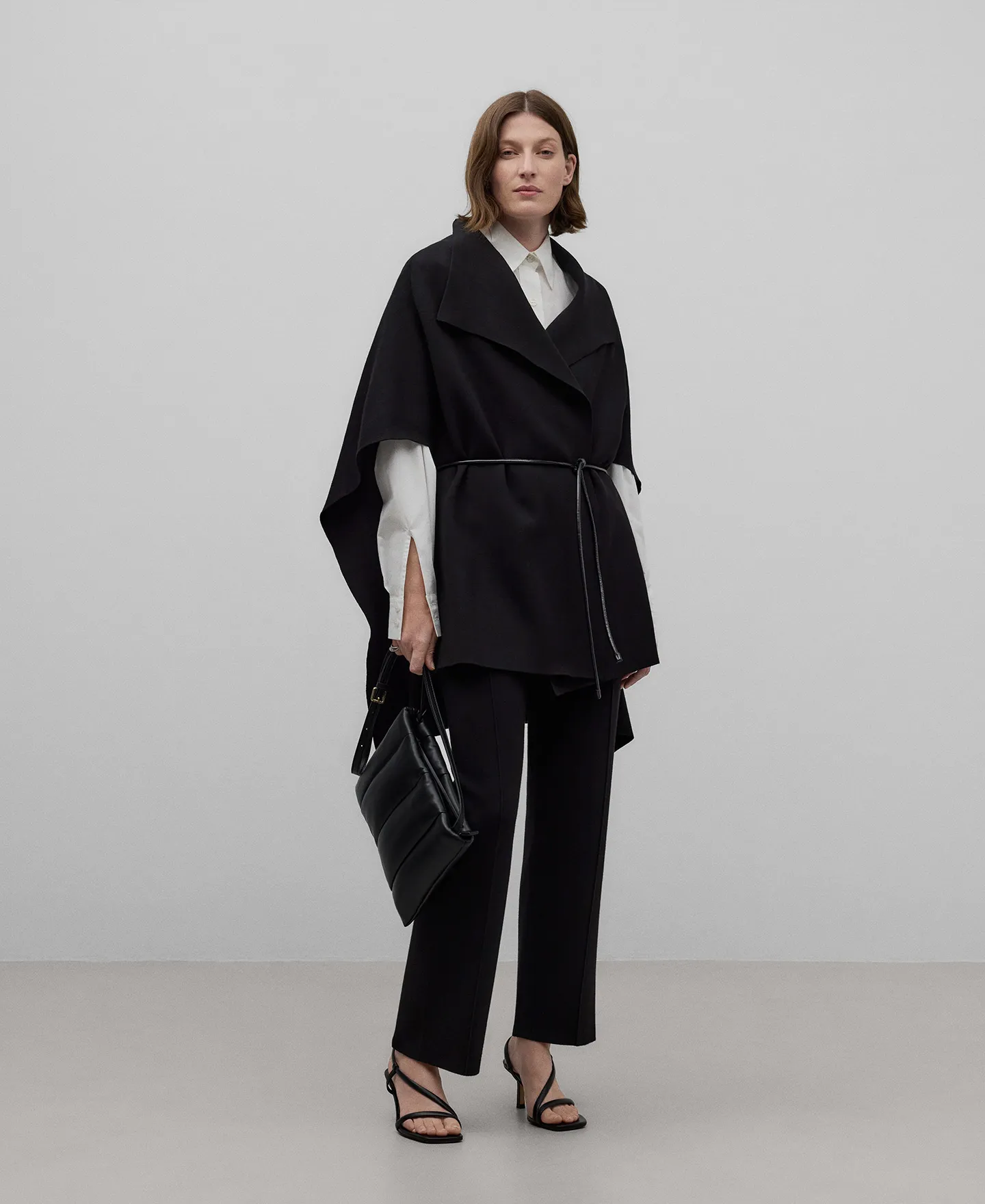 Pantalón punto doble frontura mujer