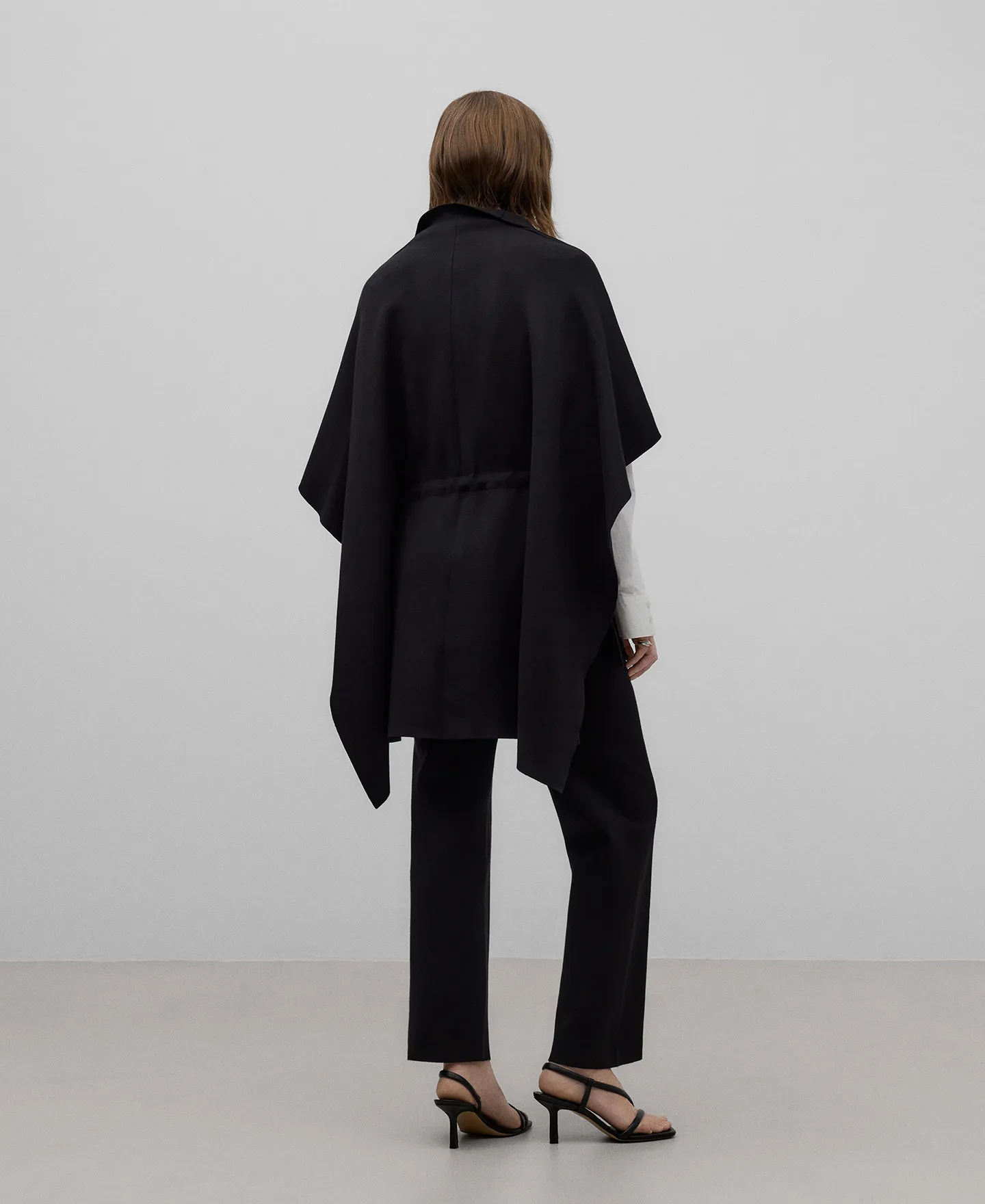 Pantalón punto doble frontura mujer