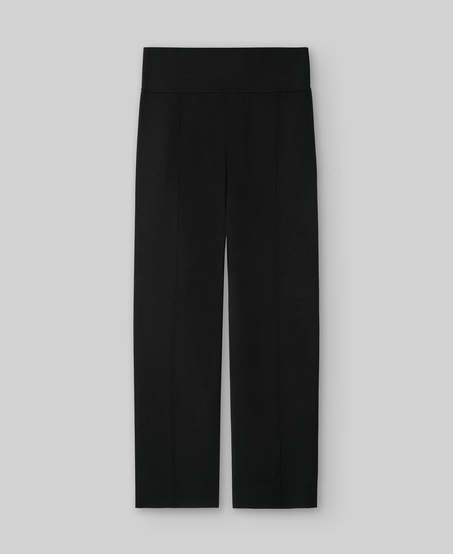 Pantalón punto doble frontura mujer