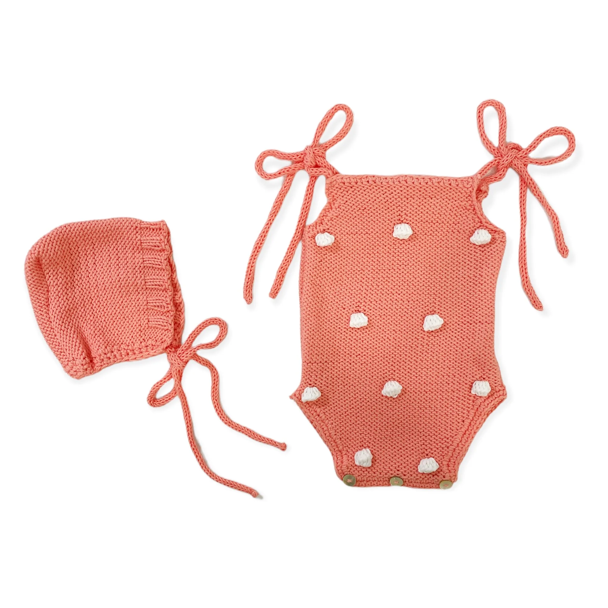 Pelele Punto Bodoques Peach