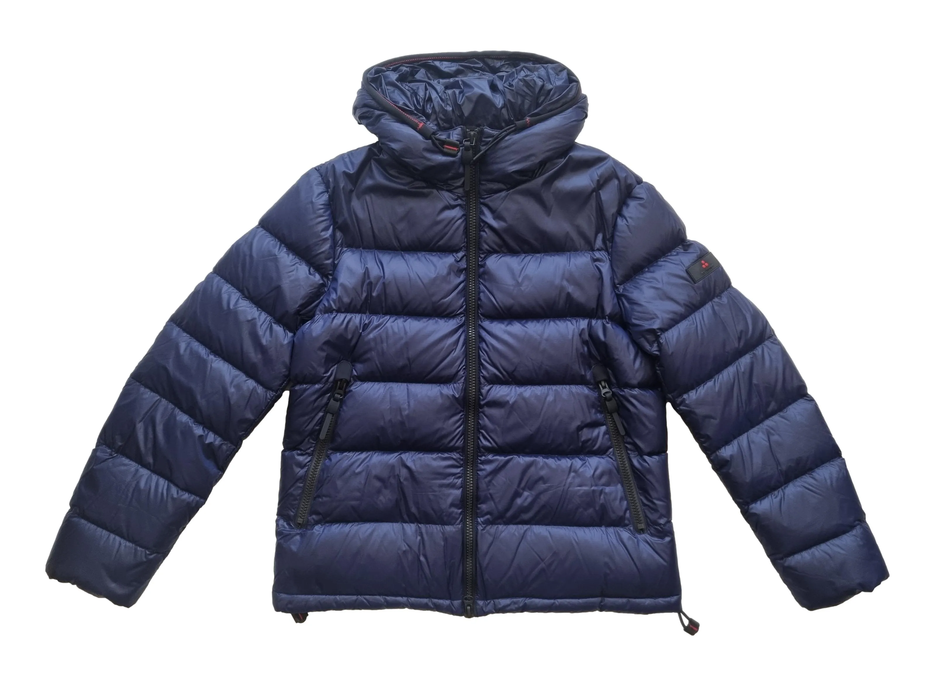 PEUTEREY HONOVA Anorak acolchado de hombre azul con capucha