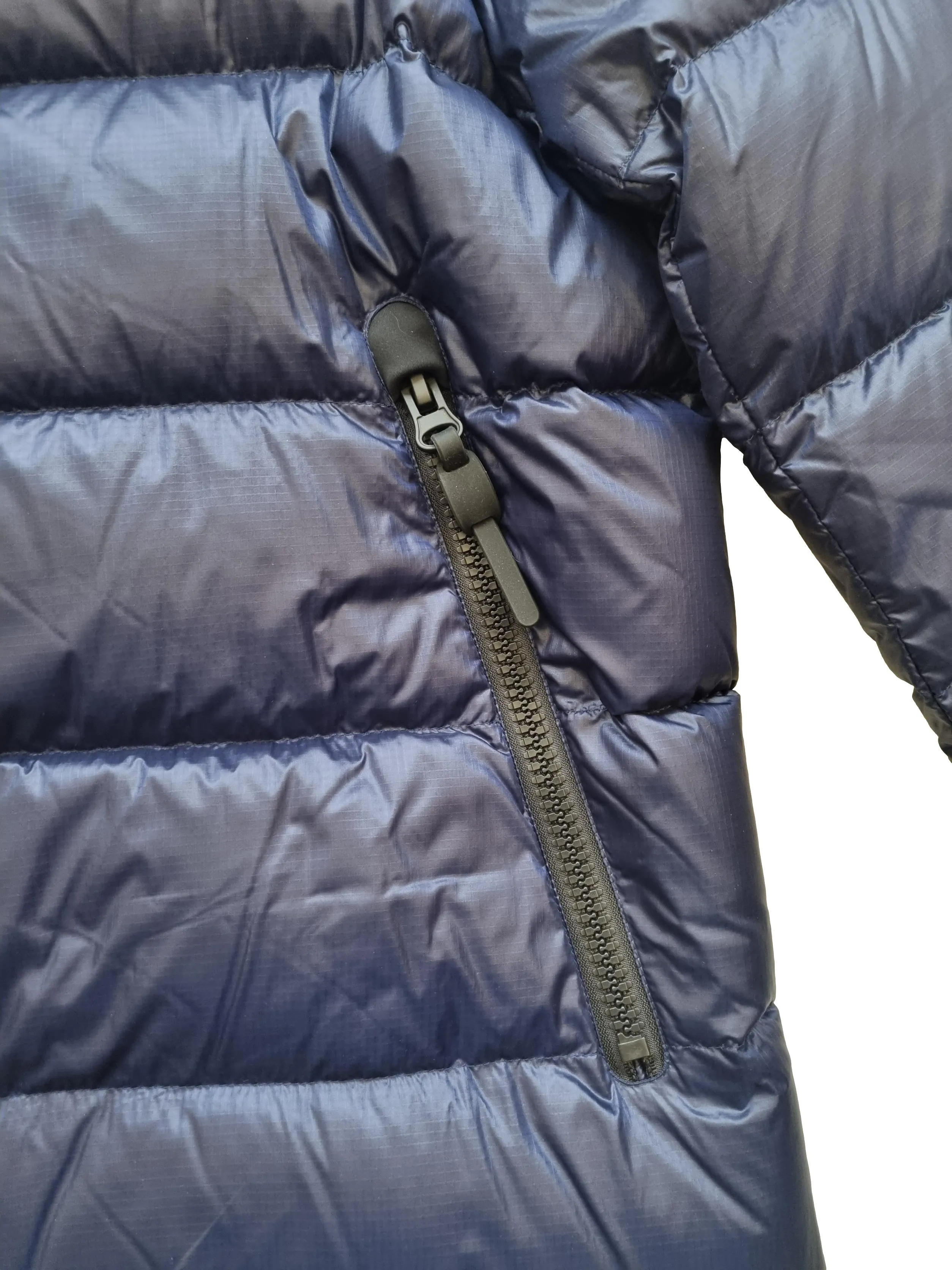 PEUTEREY HONOVA Anorak acolchado de hombre azul con capucha