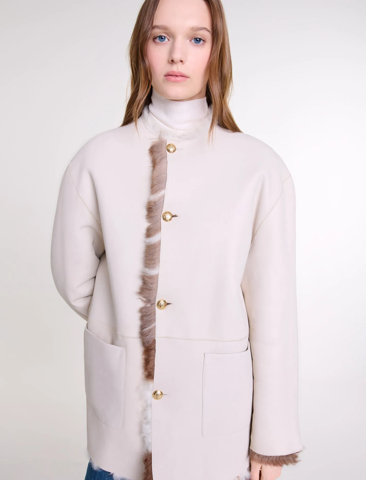 Piel de cordero reversible