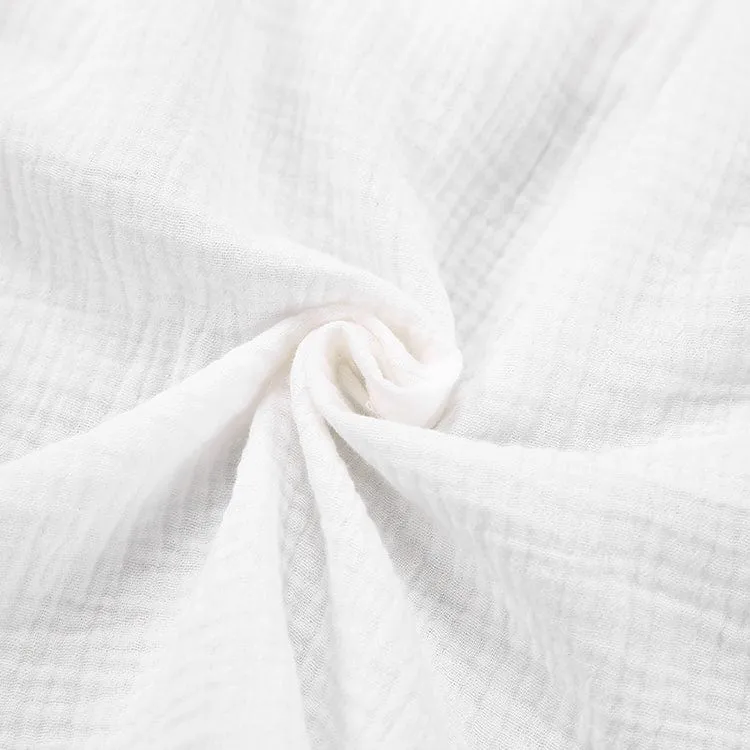 Pijama blanco de dos piezas de muselina
