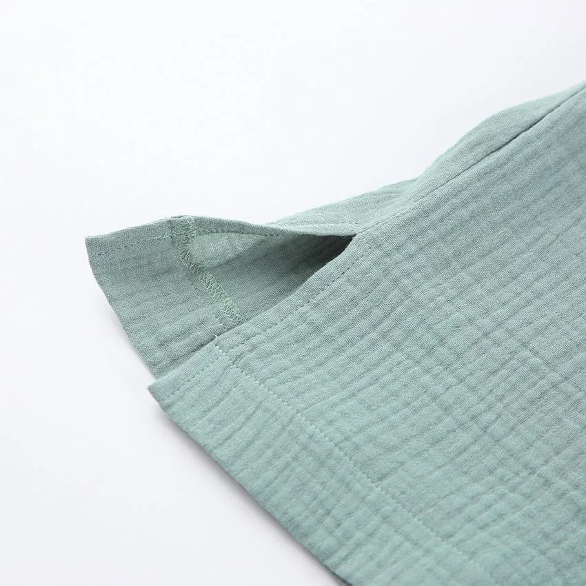 Pijama de dos piezas con cuello